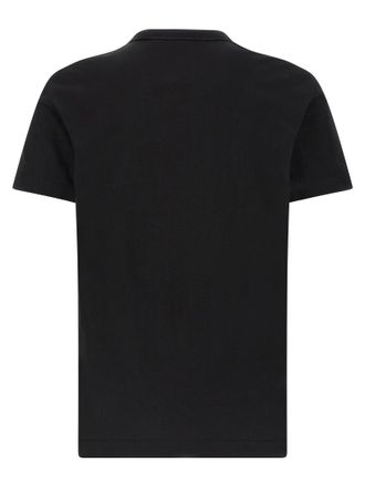 Dolce & Gabbana Logo Patch Cotton T-Shirt - Black