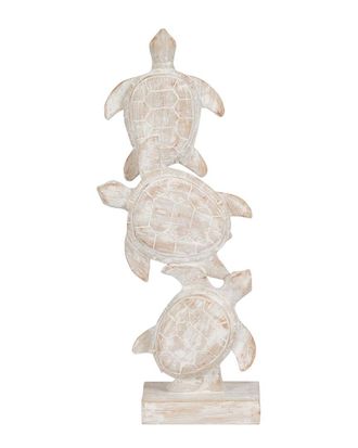 Sagebrook Home 16In Stacked Turtles