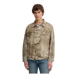Levi's Denim Jacket - Heren - Spijkerjassen - Beige - XL - Denim - Jassen