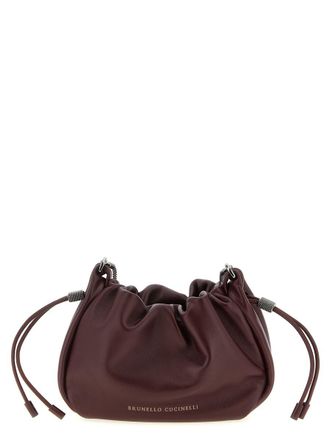 Brunello Cucinelli Bucket Mellow Mini Crossbody Bag
