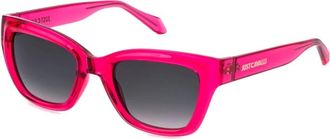 Just Cavalli Square Zonnebril - unisex - Zonnebrillen - Rood - 52 MM - Accessoires