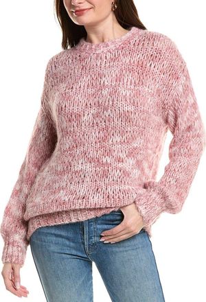 Color Block Wool-Blend Pullover
