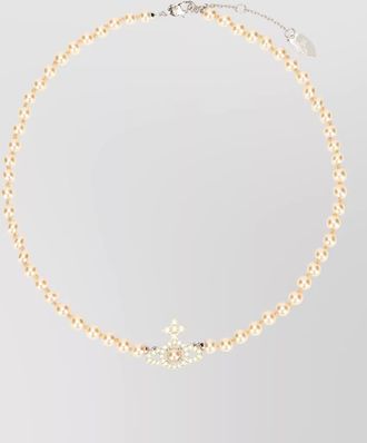 Vivienne Westwood pearl rhinestone necklace