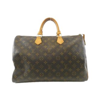 Louis Vuitton Marron Coated Canvas Boston Bag (Pre-Owned)