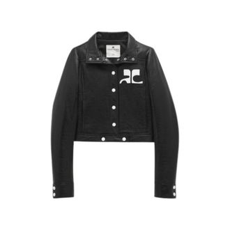 Courr&egrave;ges Jassen, Dames, Zwart, XS, R&eacute;&eacute;dition Jacket