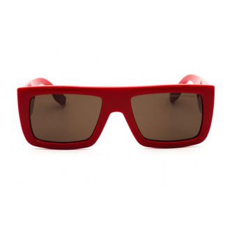Marc Jacobs Rectangle Full Rim Sunglasses - Red