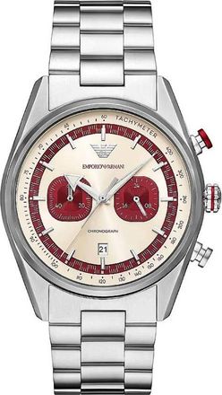 Armani Chronograph Quartz Cream Dial Watch AR11645