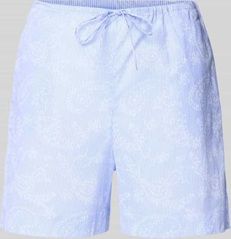 Christian Berg Regular Fit Pyjama-Shorts mit Tunnelzug in Bleu, Größe XL