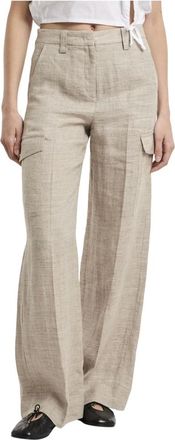 Marella Mujer, Pantalones, Beige, Talla: S