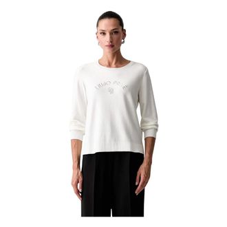 Liu Jo Maglia Girocollo - - Knitwear - Donna - Beige - L