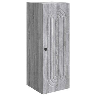 vidaXL Armario De Pared Sonoma Gris 33 X 34,5 X 90 Cm Vidaxl