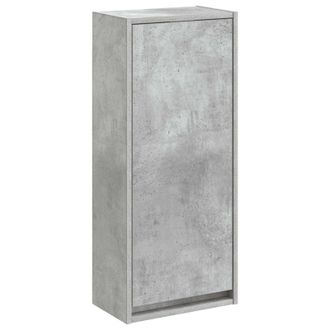 vidaXL Vanidad De Lavabo Montada En La Pared Gris Hormig&oacute;n Vidaxl