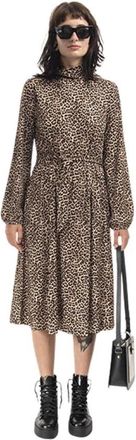 A.P.C. Robe Dorethea Dress - Dames - Casual kleedjes - Bruin - S - Katoen - Kleedjes