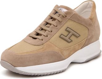 Hogan Interactive H Flock - - Shoes - Uomo - Beige - 44 EU