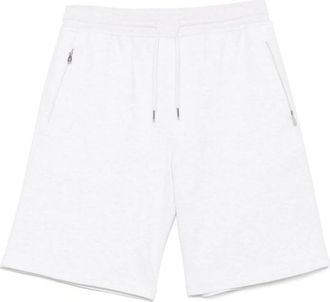 Brunello Cucinelli Beige Katoenen Trekkoord Shorts - Heren - Korte Broeken - Beige - L - Katoen - Korte Broeken