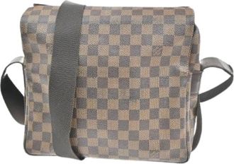 Louis Vuitton Pre-owned Cross Body Bags, female, Brown, Size: ONE SIZE Pre-owned Vintage Canvas Crossbody Bag