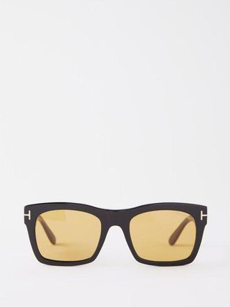 Tom Ford Eyewear Nico Square Acetate Sunglasses - Mens - Black