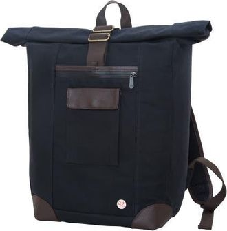 Giorgio Martello Milano Waxed Montrose Backpack in Black at Nordstrom