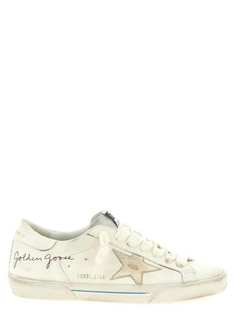 Golden Goose White Lace Up Sneakers