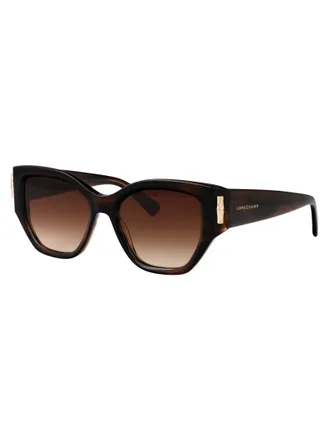 Longchamp LO764S Brown Acetate Sunglasses - Brown