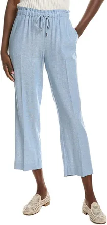 Anne Klein Drawstring Wide Leg Crop Pant