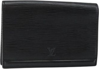 Louis Vuitton Pre-owned Leren Crossbody Portemonnee - Dames - Vintage Accessoires - Zwart - ONE Size - Leer - Vintage