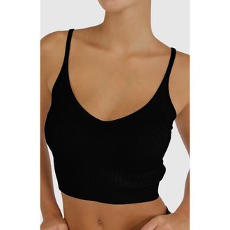 Belle & Bloom All I Need Knit Crop in Black at Nordstrom, Size Large Au