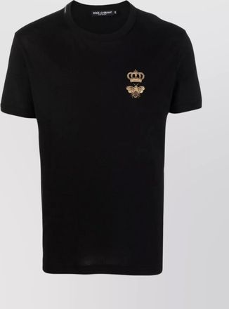 Dolce & Gabbana cotton embroidered short-sleeve t-shirt