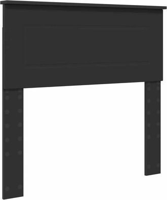 vidaXL Cabecero Roble Negro 100 Cm Madera Contrachapada Vidaxl