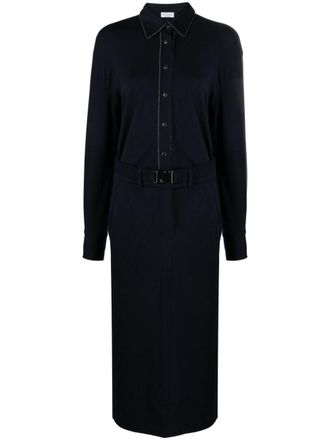 Brunello Cucinelli Abito Monili con decorazione - Blu