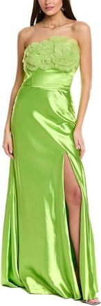 Rene Ruiz Satin Gown