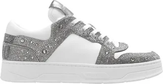 Jimmy Choo London Florent/F Hotfix Embellished Trainers, Brand Size 36.5 ( US Size 6.5 )