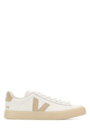 Veja White Chromefree Leather Campo Sneakers