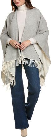 La Fiorentina Two-Tone Fringe Ruana