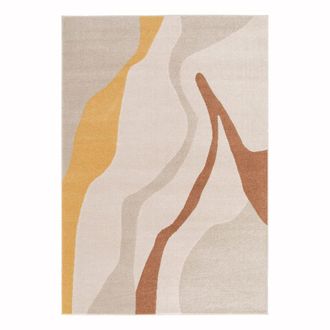 AFK Living Alfombra s&uacute;per suave muy gr&aacute;fica 120 x 170 cm