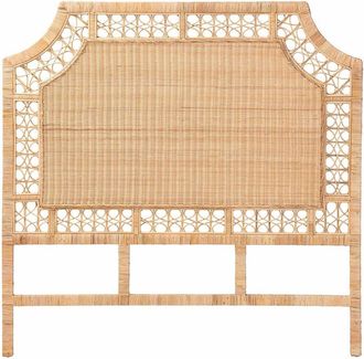 Baxton Studio Hekima Rattan Standalone Headboard