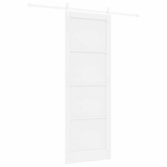 vidaXL Puerta Corredera Orkdal Blanco 83 X 232 Cm Vidaxl