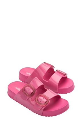Melissa Cozy Buckle Slide Sandal in Pink at Nordstrom, Size 10
