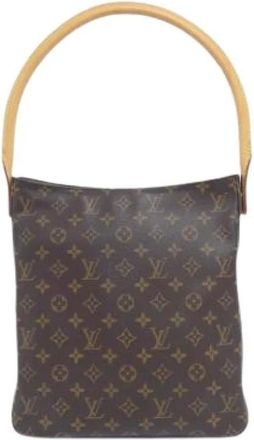 Louis Vuitton Pre-owned Shoulder Bags, female, Brown, Size: ONE SIZE Pre-owned Monogram Coated Canvas Shoulder Bag