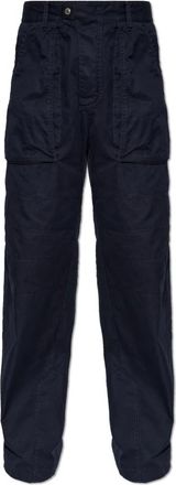 Dsquared2 Wijde broek - Heren - Wijde Broeken - Blauw - XL - Katoen - Broeken