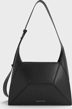 Charles & Keith Nasrin Geometric Hobo Bag