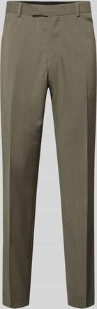 Tiger Of Sweden Straight Fit Stoffhose aus reiner Wolle Modell Tentua in Oliv, Gr&ouml;&szlig;e 102