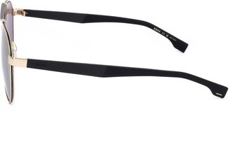 HUGO BOSS BOSS1485SRHL60 Aviator Sunglasses - Gold