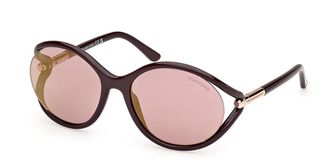 Tom Ford FT1090 MELODY 48Z Womens Sunglasses Purple Size 59