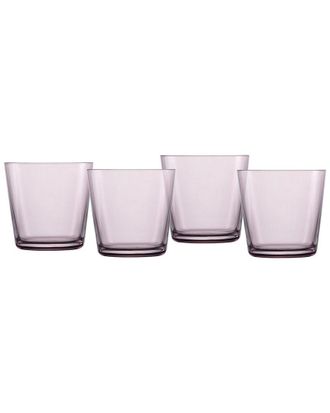 Zwiesel Glas Set of 4 Together Crystal Glass Lilac DOF Glasses