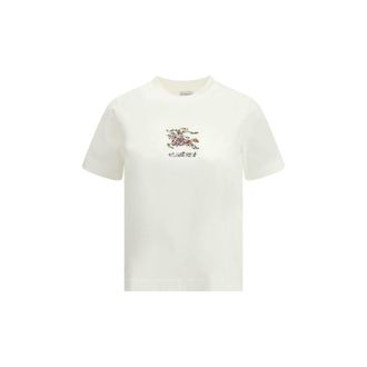 Burberry Witte Katoenen T-Shirt