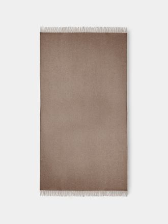 Johnstons of Elgin Otter Cashmere Reversible Throw (75in/1.9m)