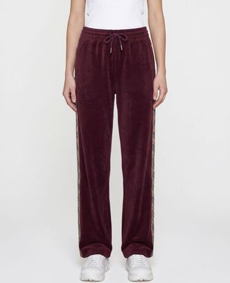 Burberry Pantaloni Donna colore Bordeaux