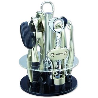 Arcos Arcos Juego De Accesorios De Cocina De 5 Piezas En Una Caja De Regalo - Aleaci&oacute;n De Zinc - Color Plata