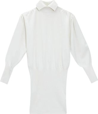 Genny Abito Cashmere - Dames - Cashmere truien - Wit - XS - Kasjmier - Truien & Vesten
